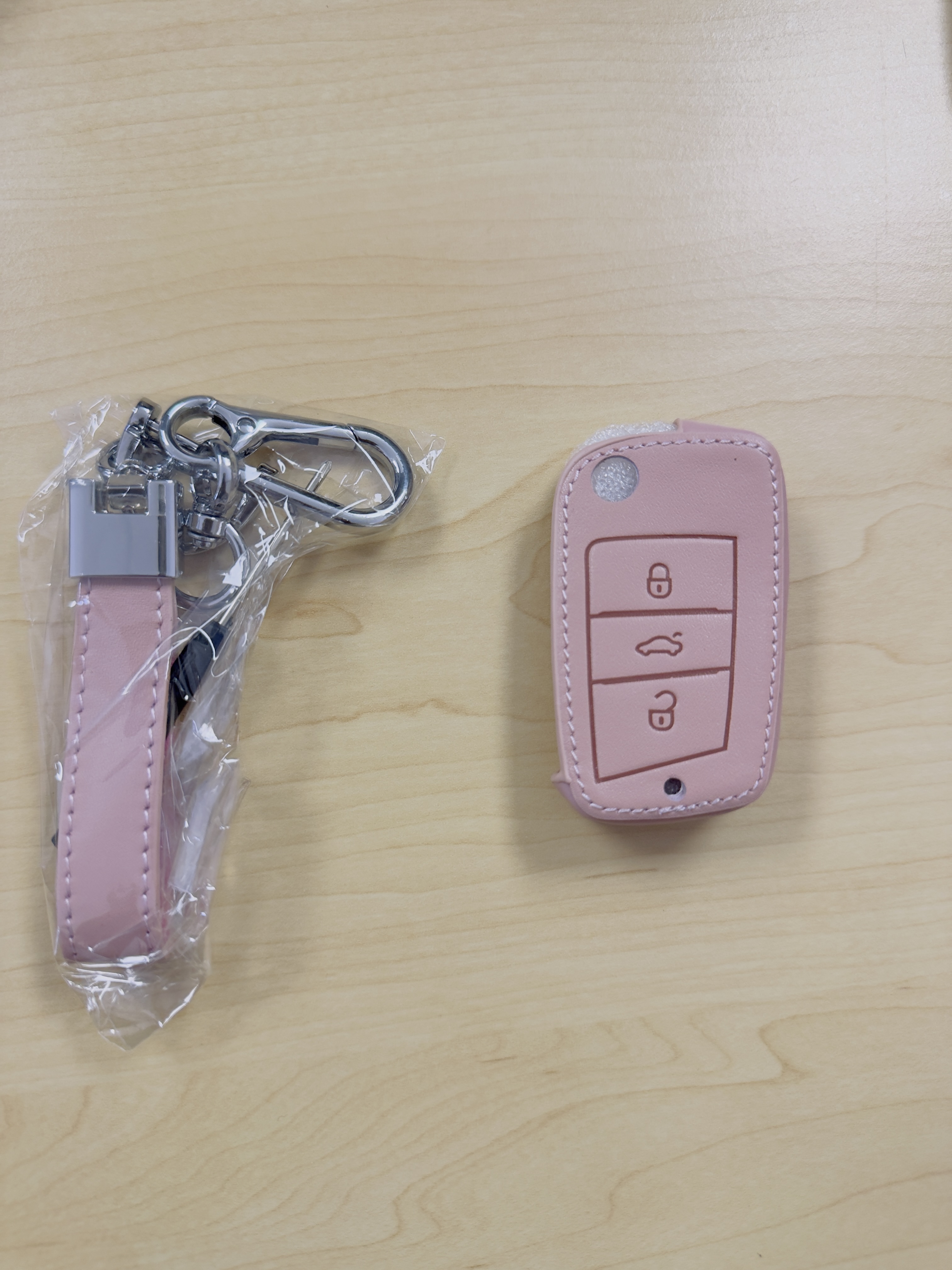 VW Leather Key Cover
